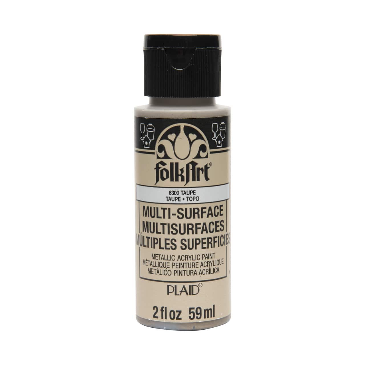 12 Pack: FolkArt® Multi-Surface Metallic Acrylic Paint